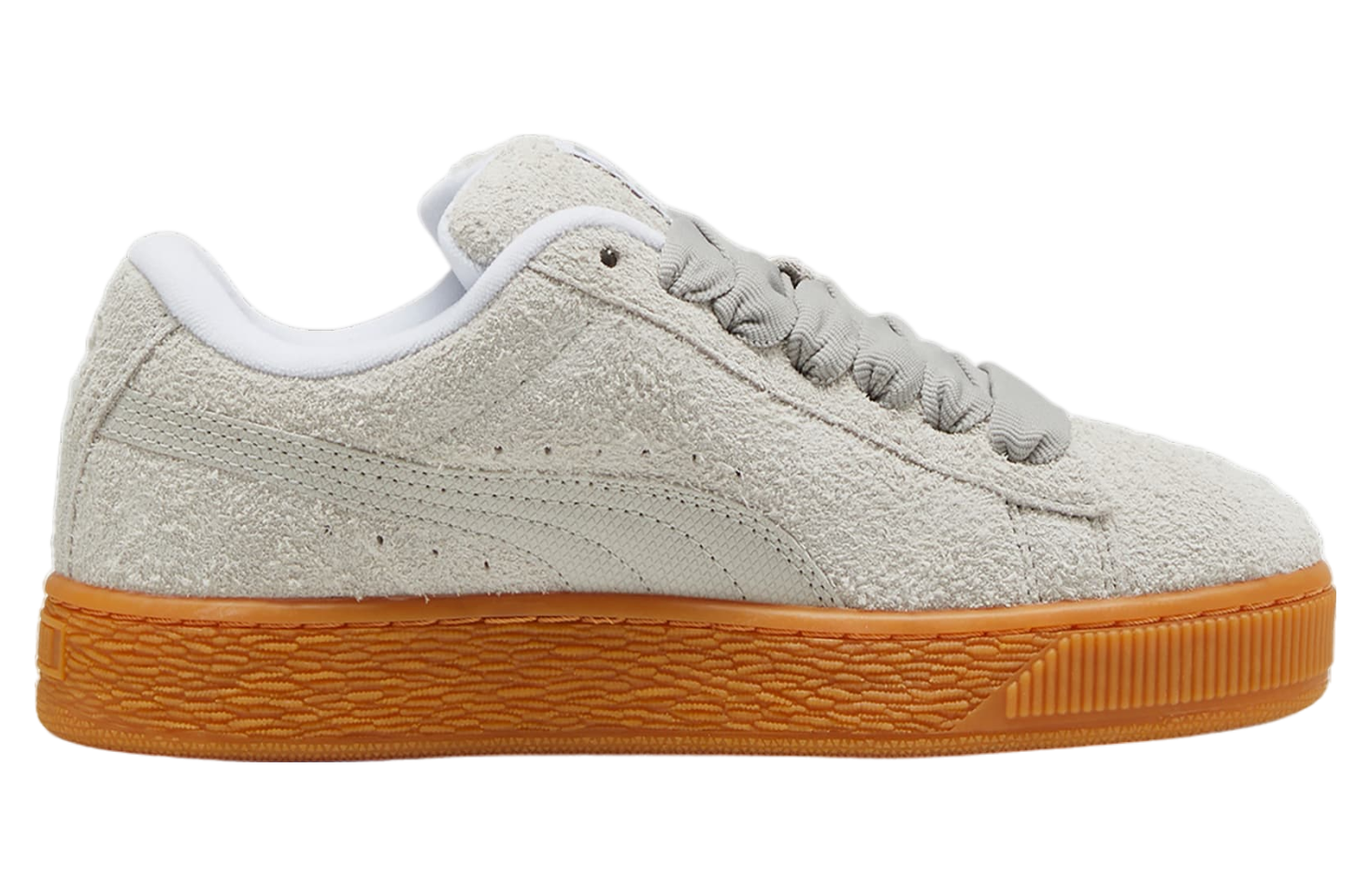 Puma Suede Xl Hairy Feather Gray / Gum