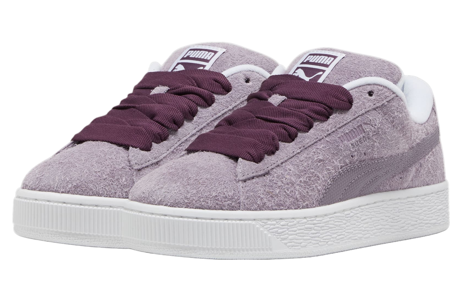 Puma Suede Xl Hairy Pale Plum / White