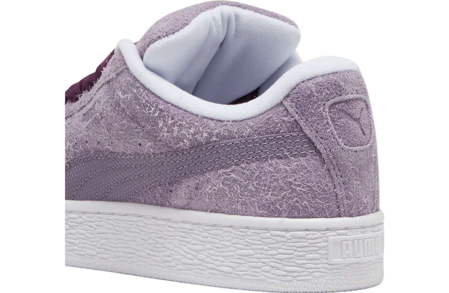 Puma Suede Xl Hairy Pale Plum / White