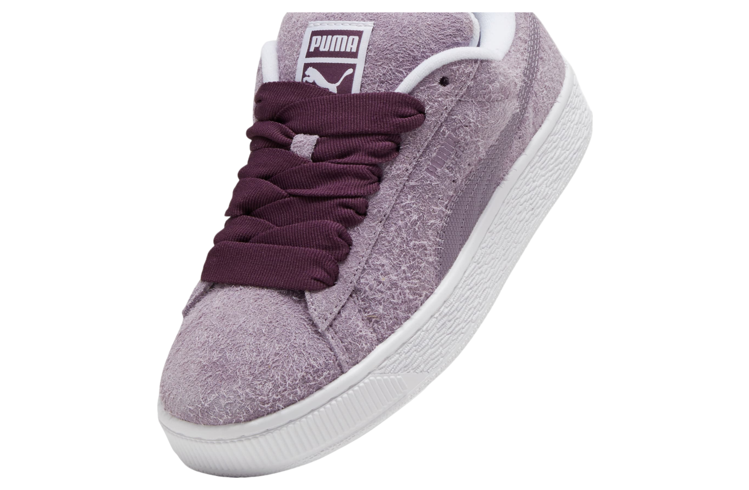 Puma Suede Xl Hairy Pale Plum / White