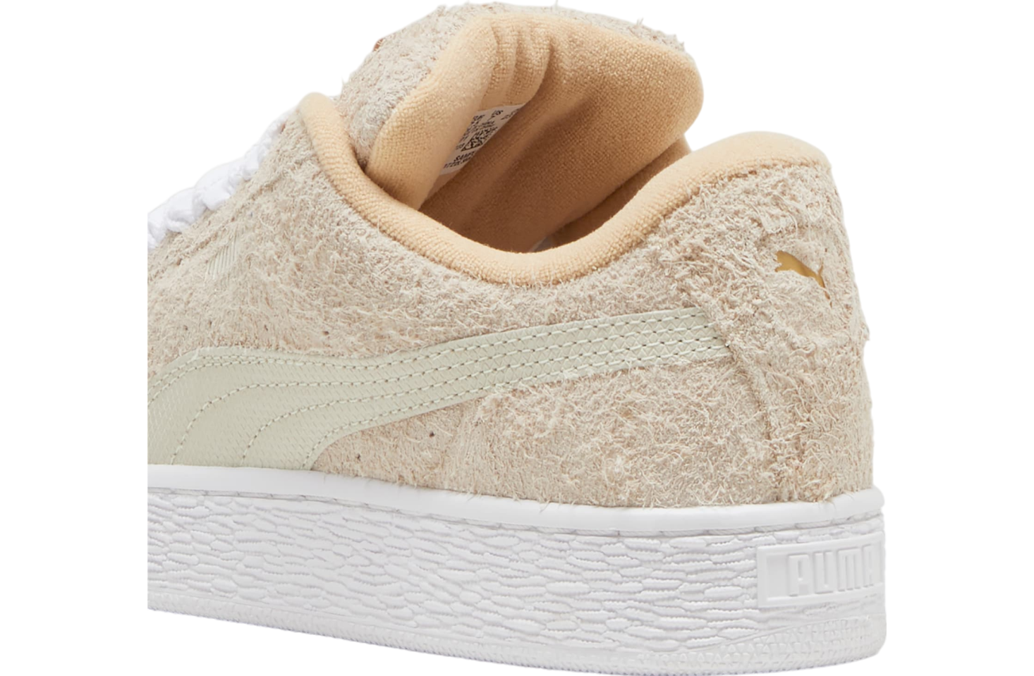 Puma Suede Xl Hairy Women Alpine Snow / White