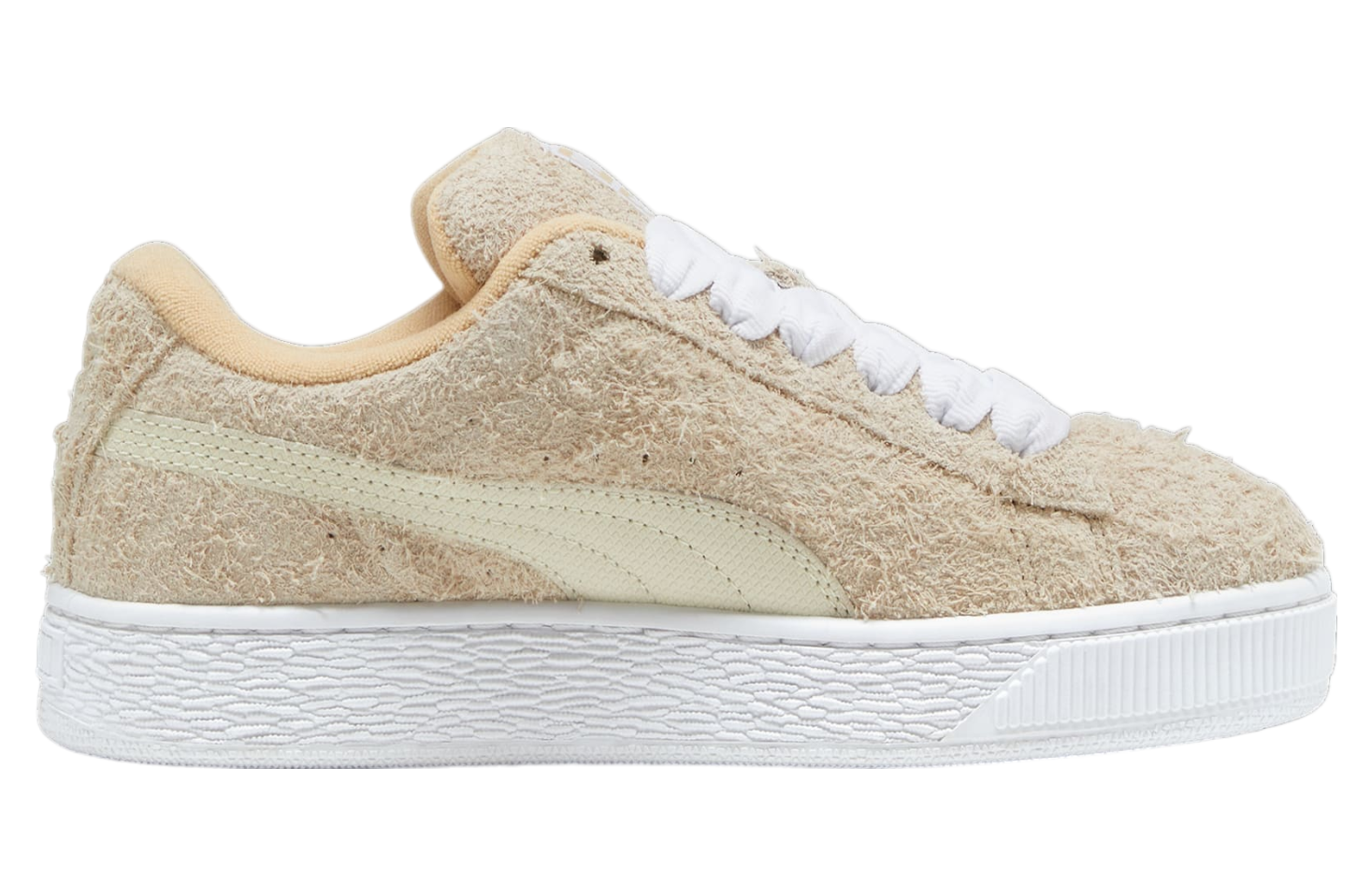 Puma Suede Xl Hairy Women Alpine Snow / White