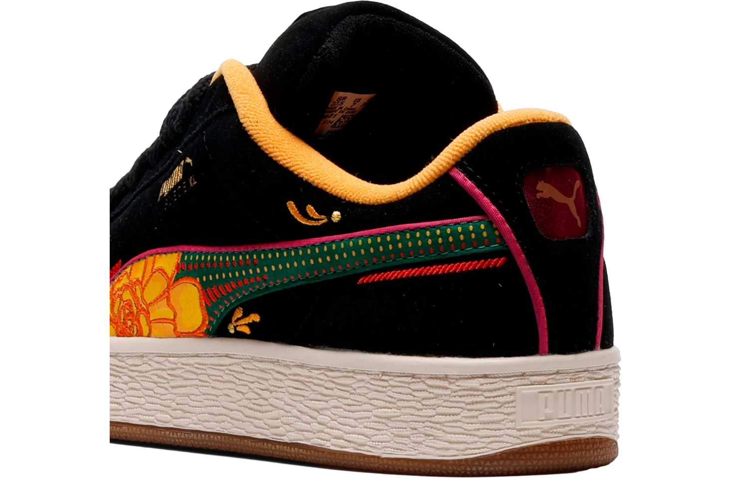Puma Suede Xl La Catrina Black / Yellow Sizzle