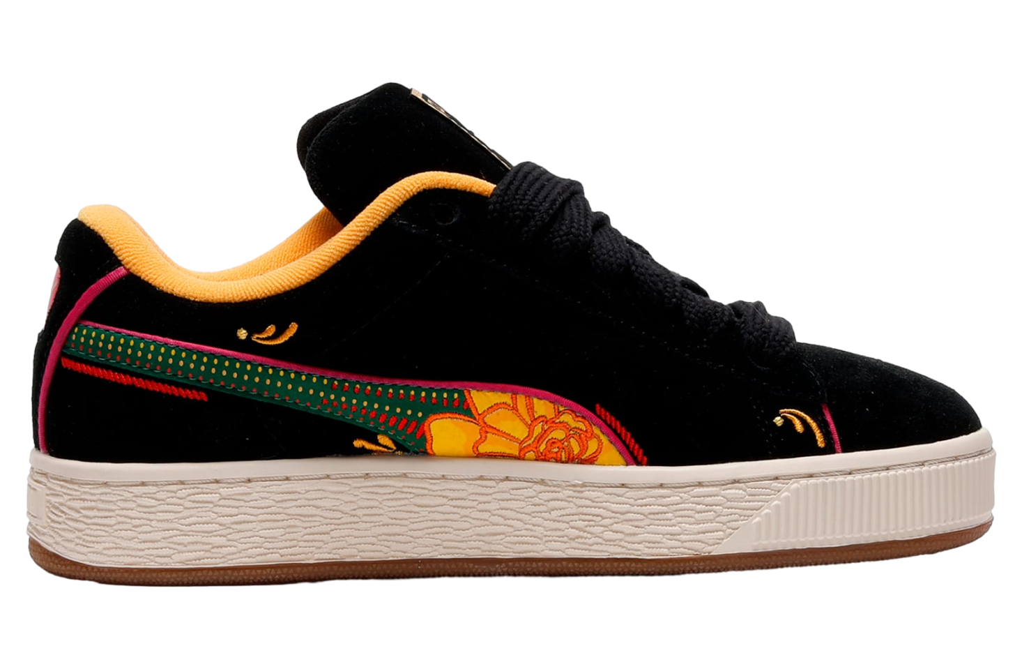 Puma Suede Xl La Catrina Black / Yellow Sizzle