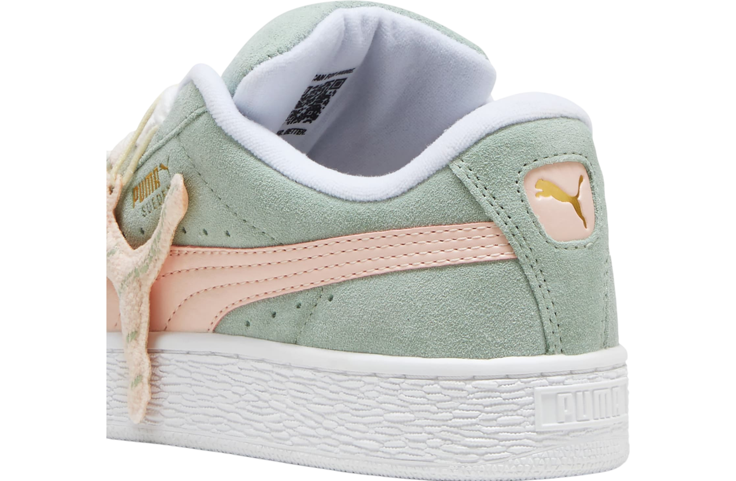 Puma Suede XL Merry X-Mas Green Fog / Island Pink