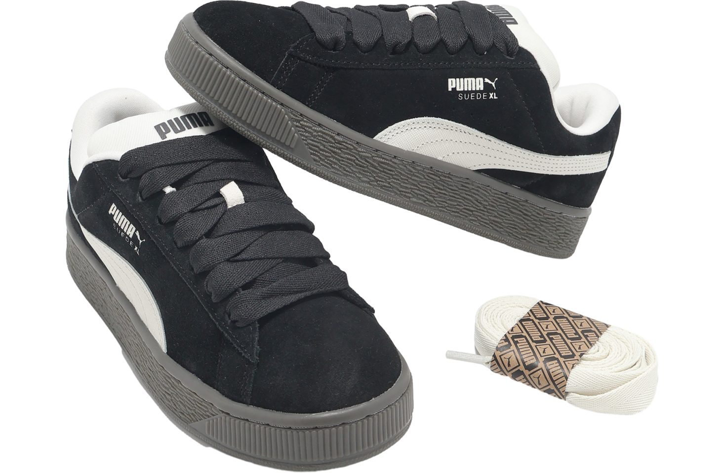Puma Suede Xl Quiet Lux Wmns Black / White Puma Suede Xl Quiet Lux Wmns Black / White