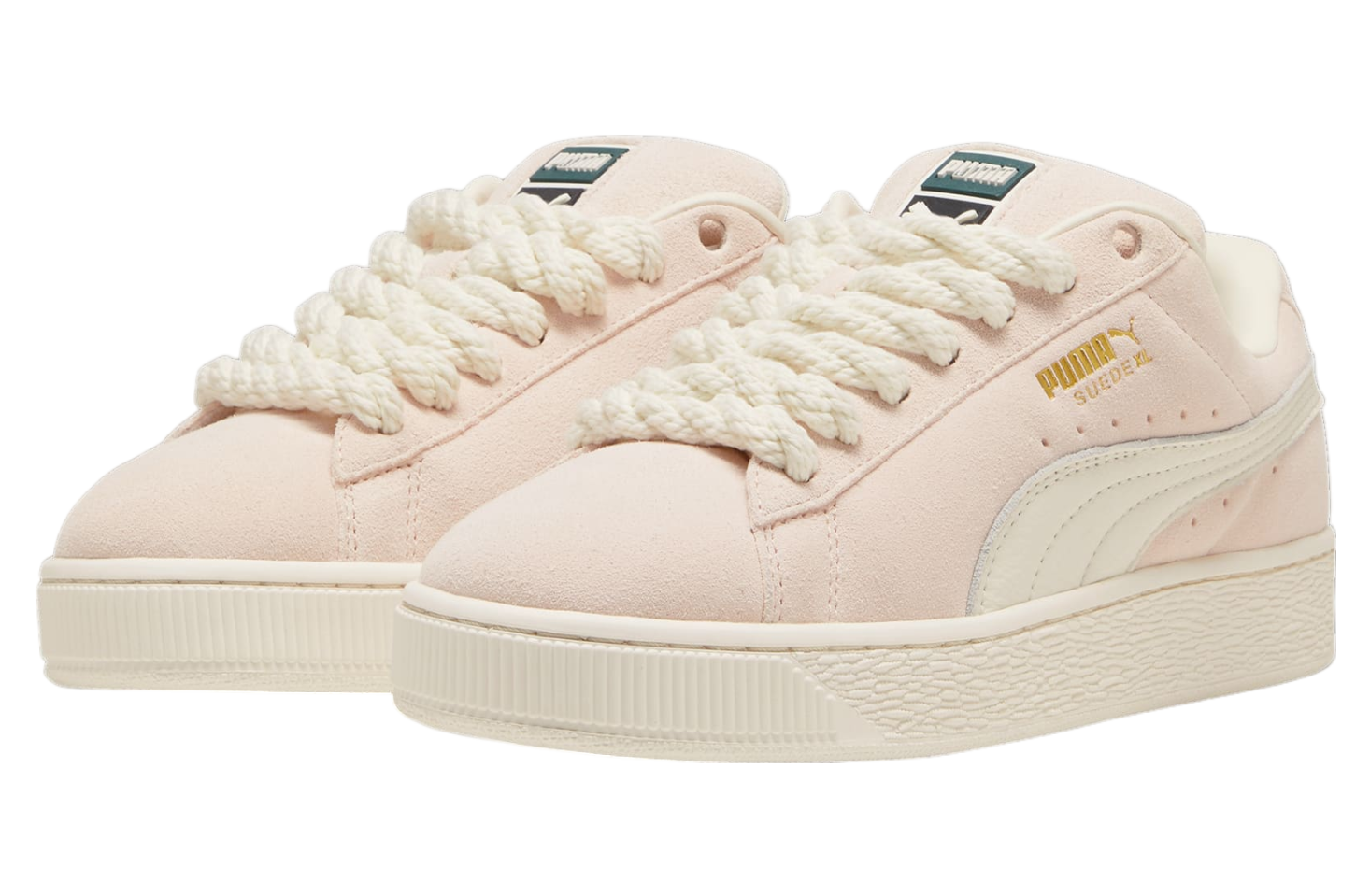 BUY Puma Suede Xl Rope Warm White Island Pink Kixify Marketplace