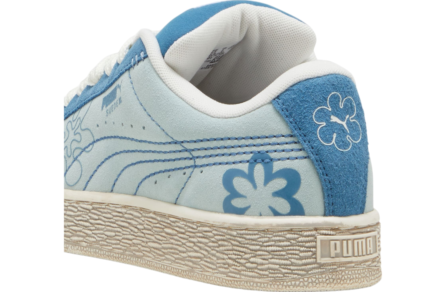 Puma Suede Xl Skater Bloom GS Frosted Dew / Blue Horizon