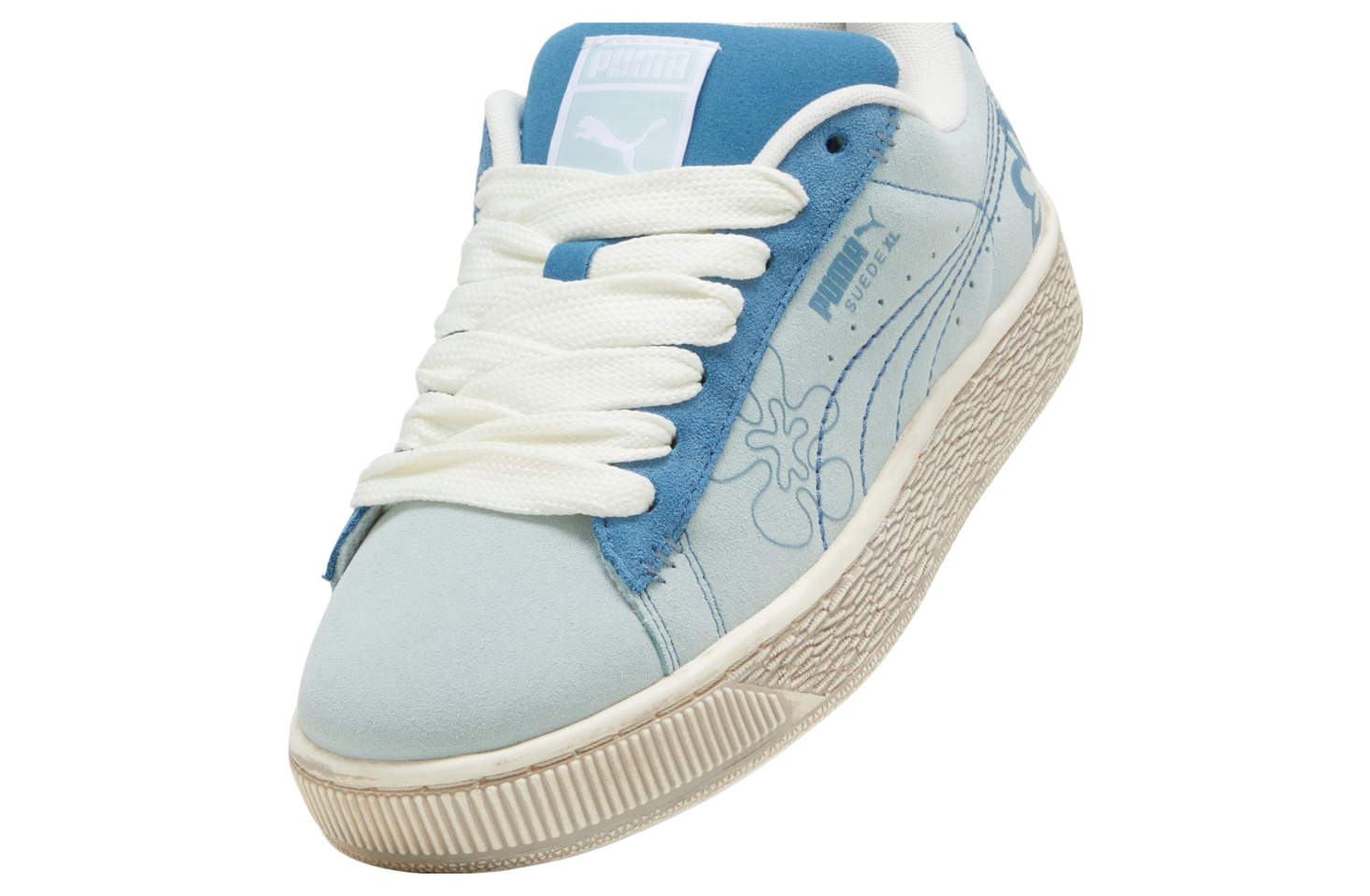 Puma Suede Xl Skater Bloom GS Frosted Dew / Blue Horizon