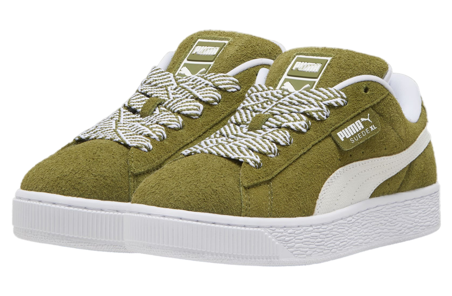 Puma Suede Xl Soft WMNS Olive Green / White