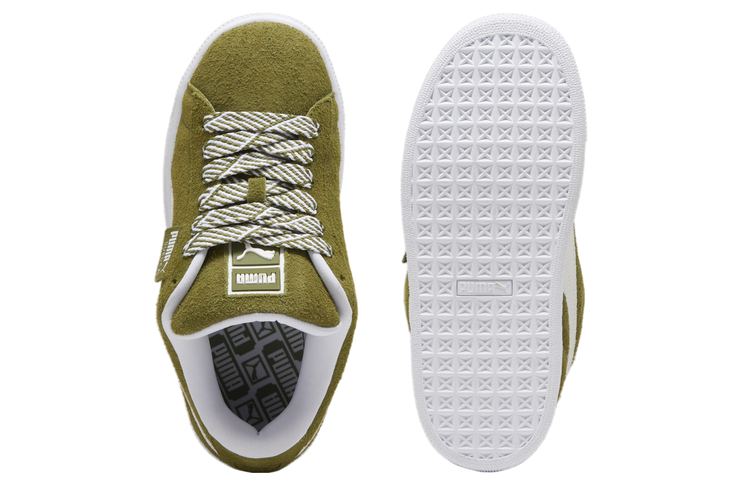 Puma Suede Xl Soft WMNS Olive Green / White