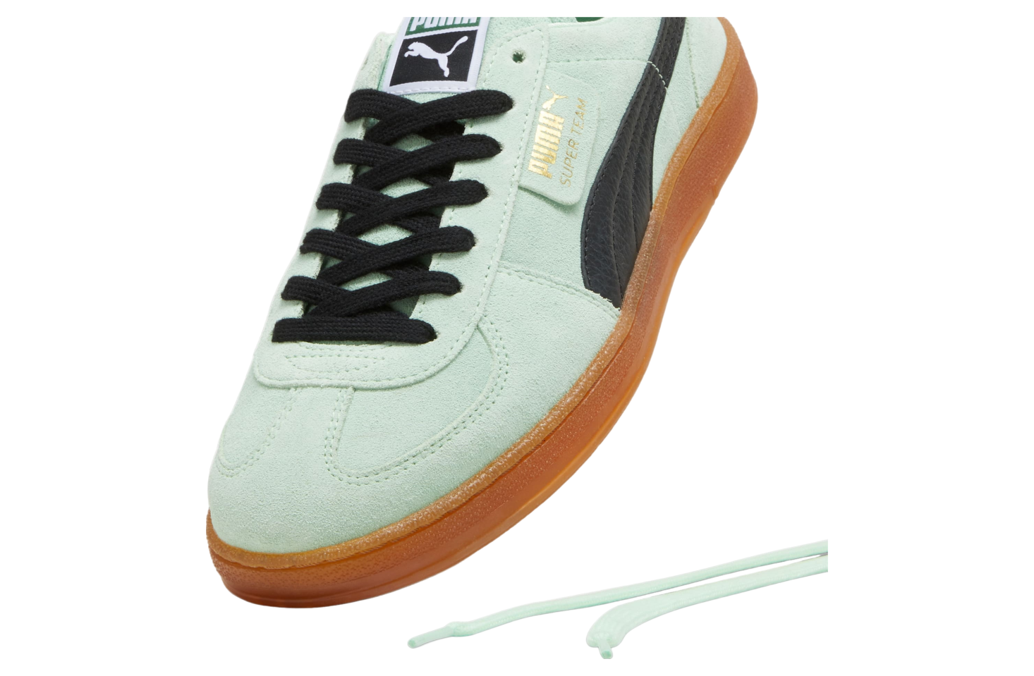 Puma Super Team Suede Fresh Mint / White