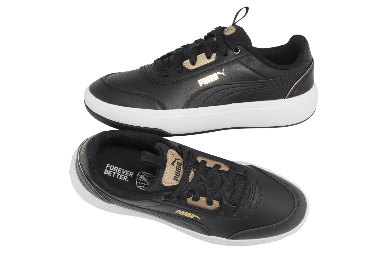 Puma Tori Pop-up Metallics Wmns Black / Gold