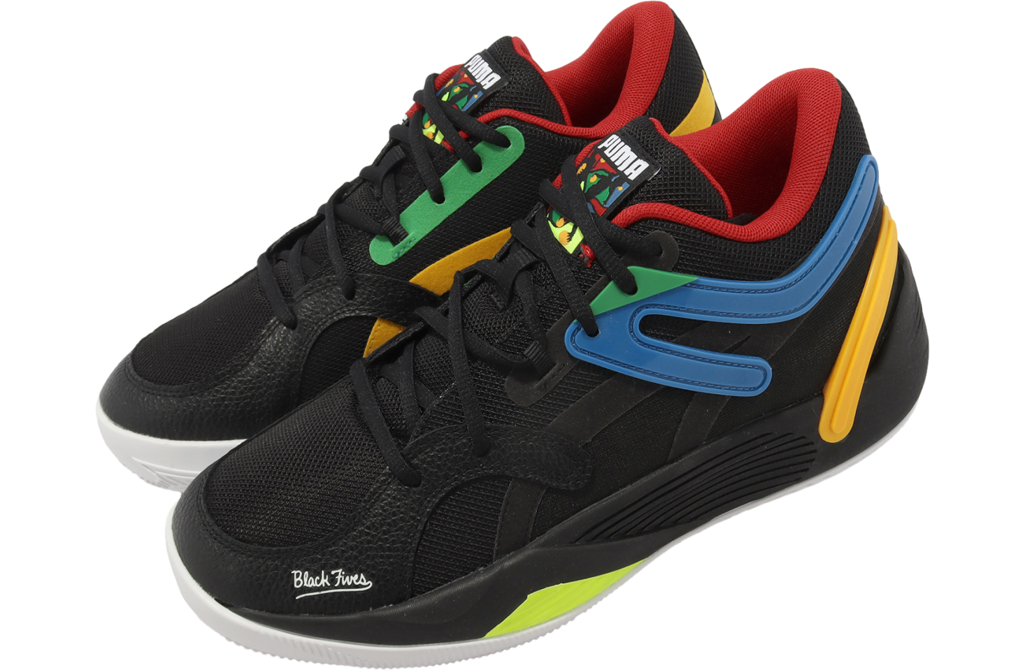 Puma TRC Blaze Court Black Fives Black / Saffron