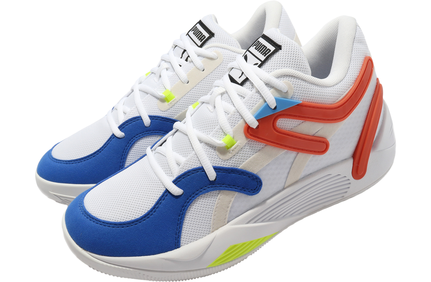 Puma TRC Blaze Court White / Cherry Tomato - Jul 2022
