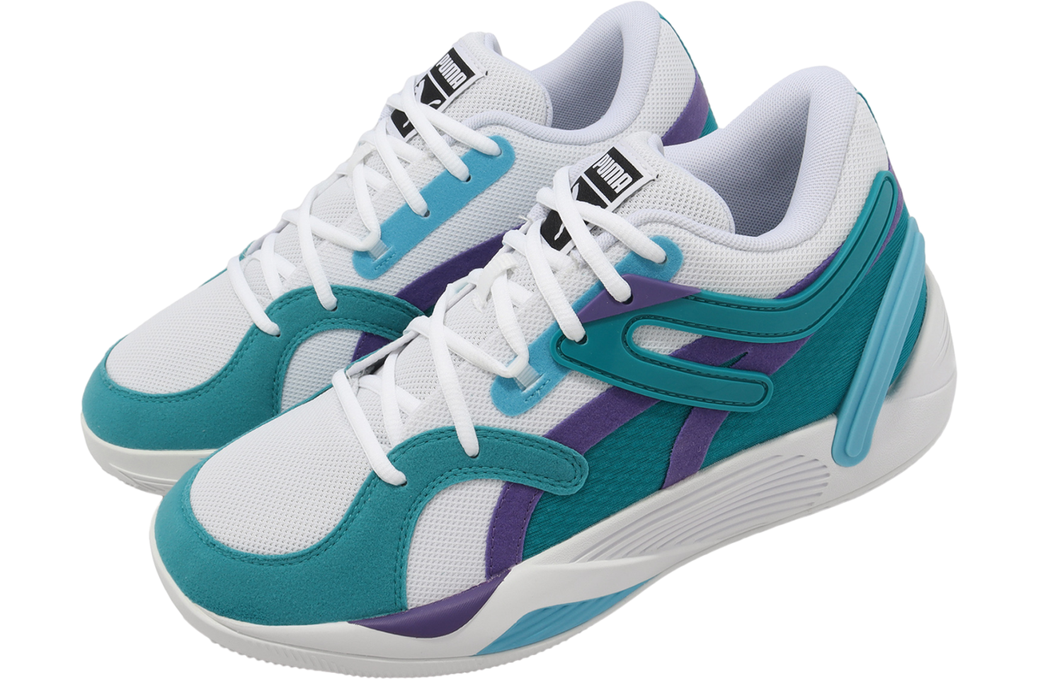 Puma TRC Blaze Court White / Deep Aqua