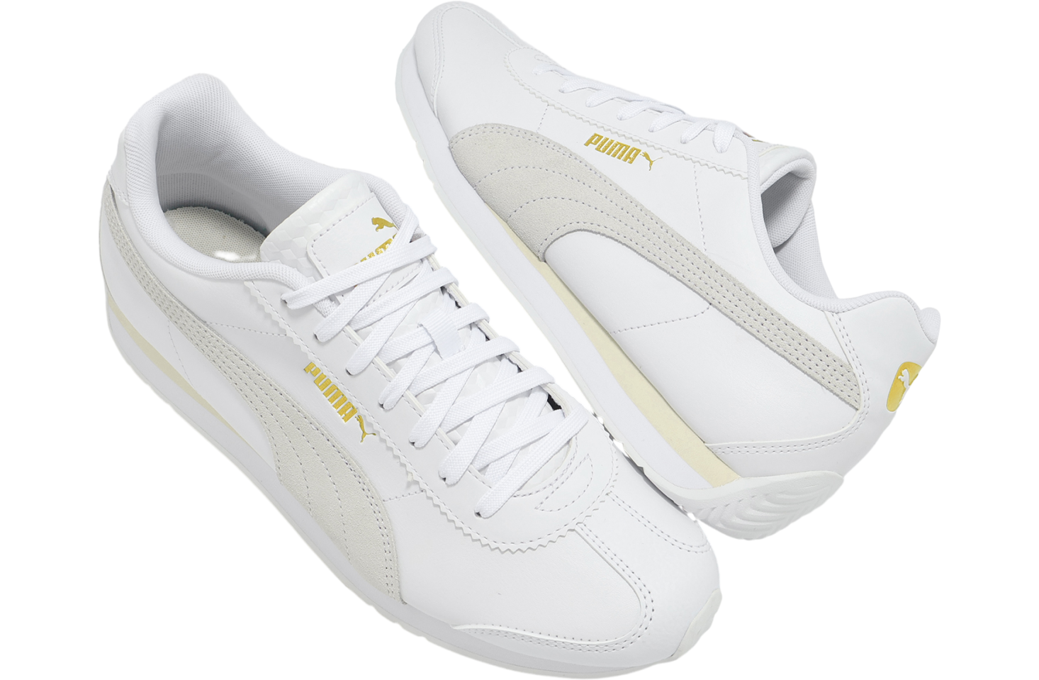 【PUMA】Turin 3 Golazo llic Silver Ivory★401591-01★ PUMA Turin 3 Golazo Metallic Unisex Lifestyle Casual Shoes