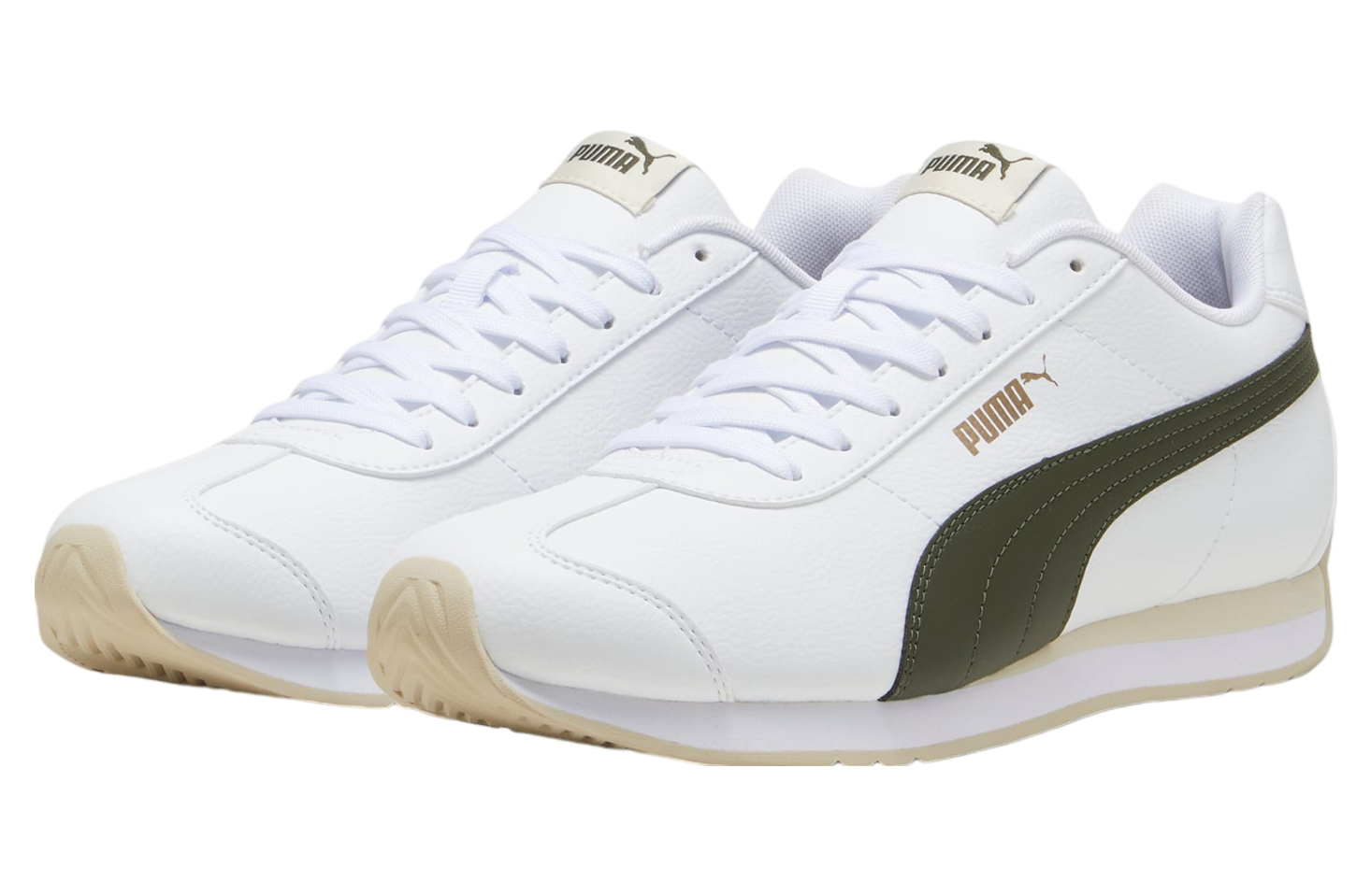 Puma Turin Iii White / Dark Olive