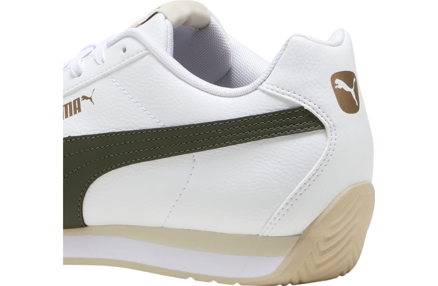 Puma Turin Iii White / Dark Olive