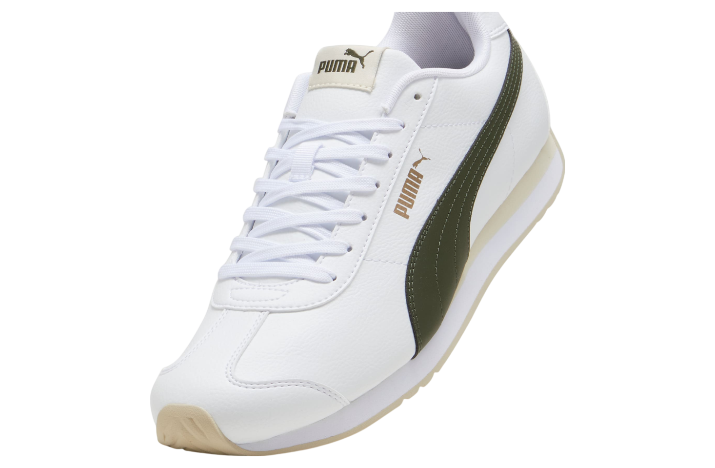 Puma Turin Iii White / Dark Olive