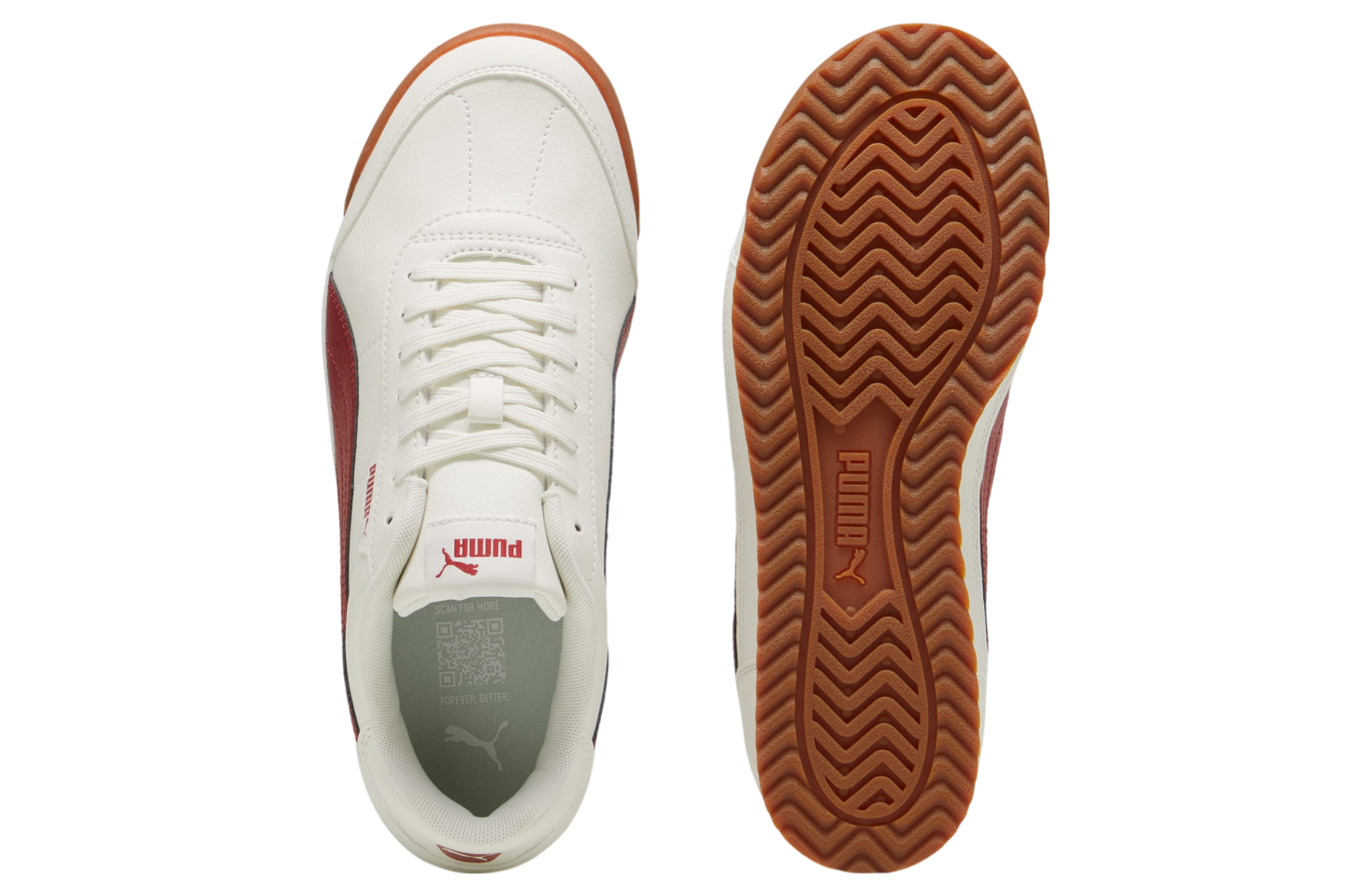 Puma Turino II Warm White / Intense Red