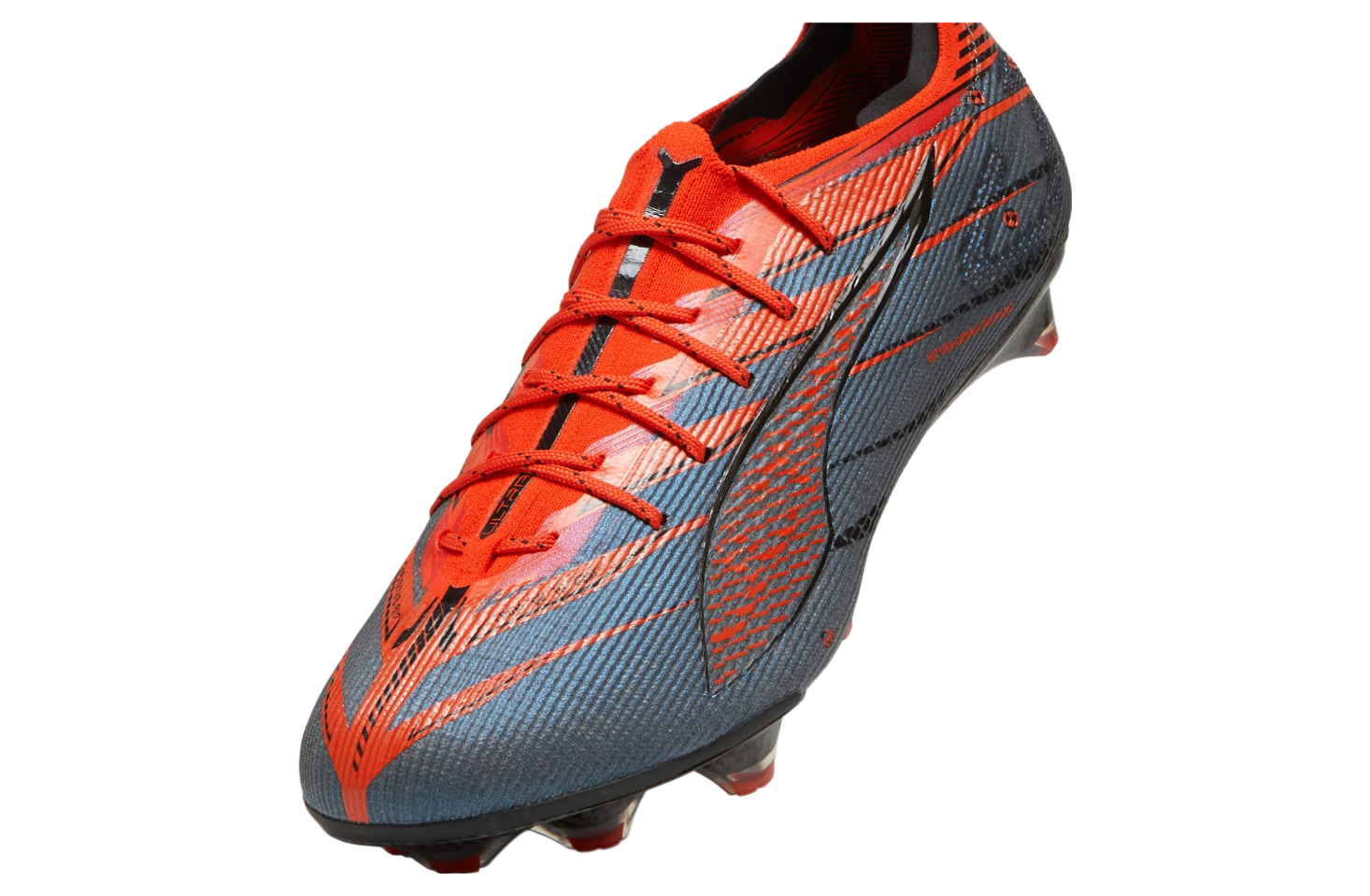 Puma Ultra 5 Carbon Speed FG Black / Fiery Coral