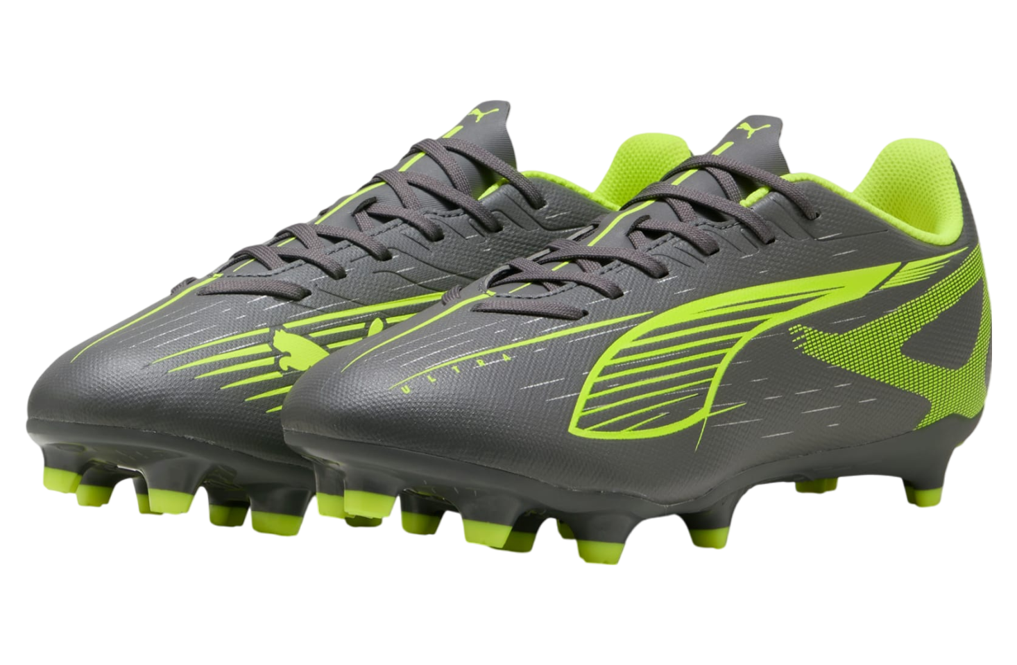 Puma Ultra 5 Play Matte Aged Silver / Yellow Alert