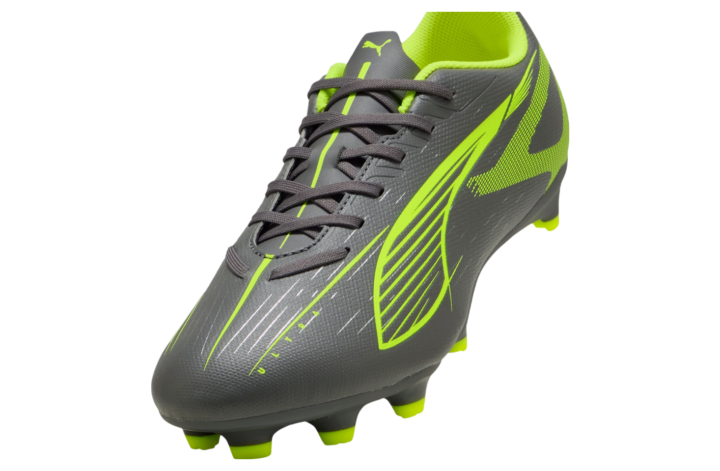 Puma Ultra 5 Play Matte Aged Silver / Yellow Alert