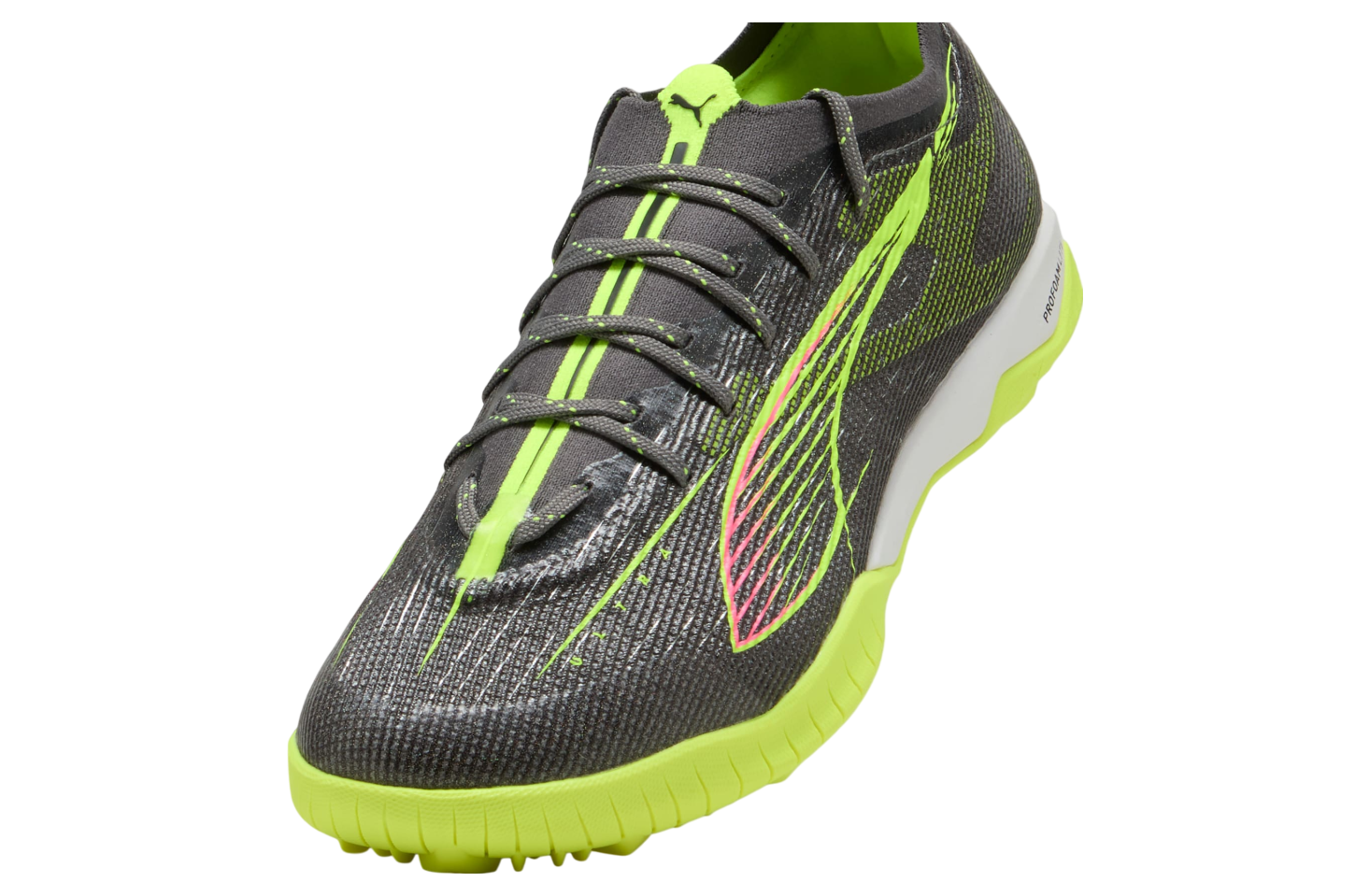 Puma Ultra 5 Pro Cage Matte Aged Silver / Yellow Alert