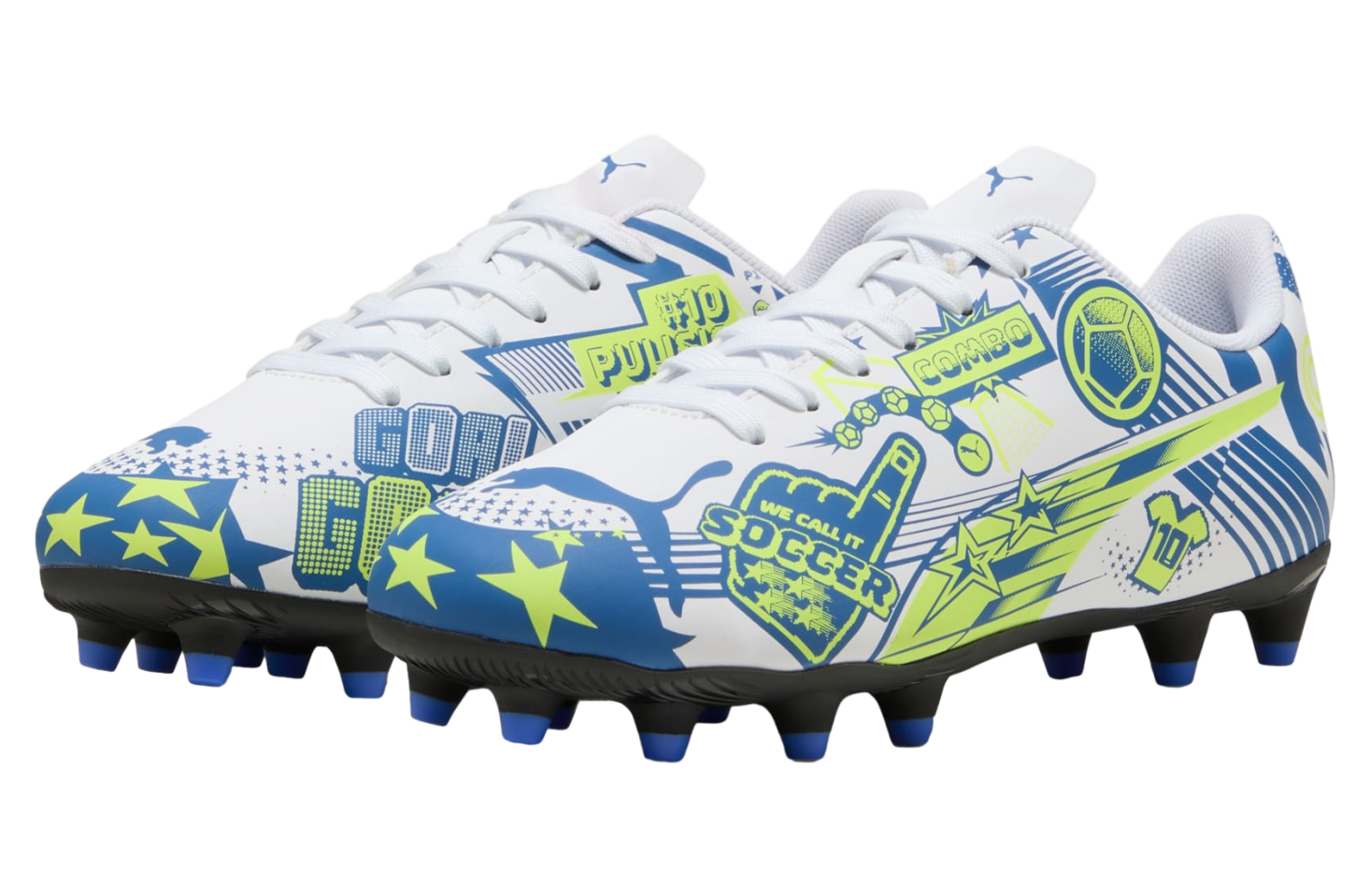 Puma Ultra Christian Pulisic Legacy GS White / Lake Blue