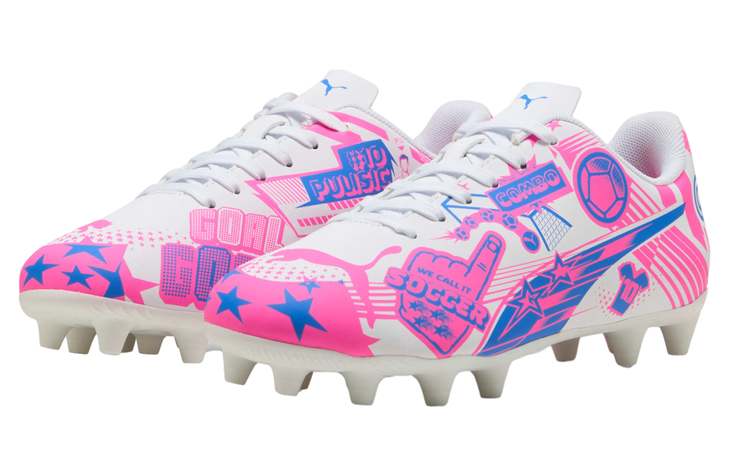 Puma Ultra Christian Pulisic Legacy GS White / Poison Pink
