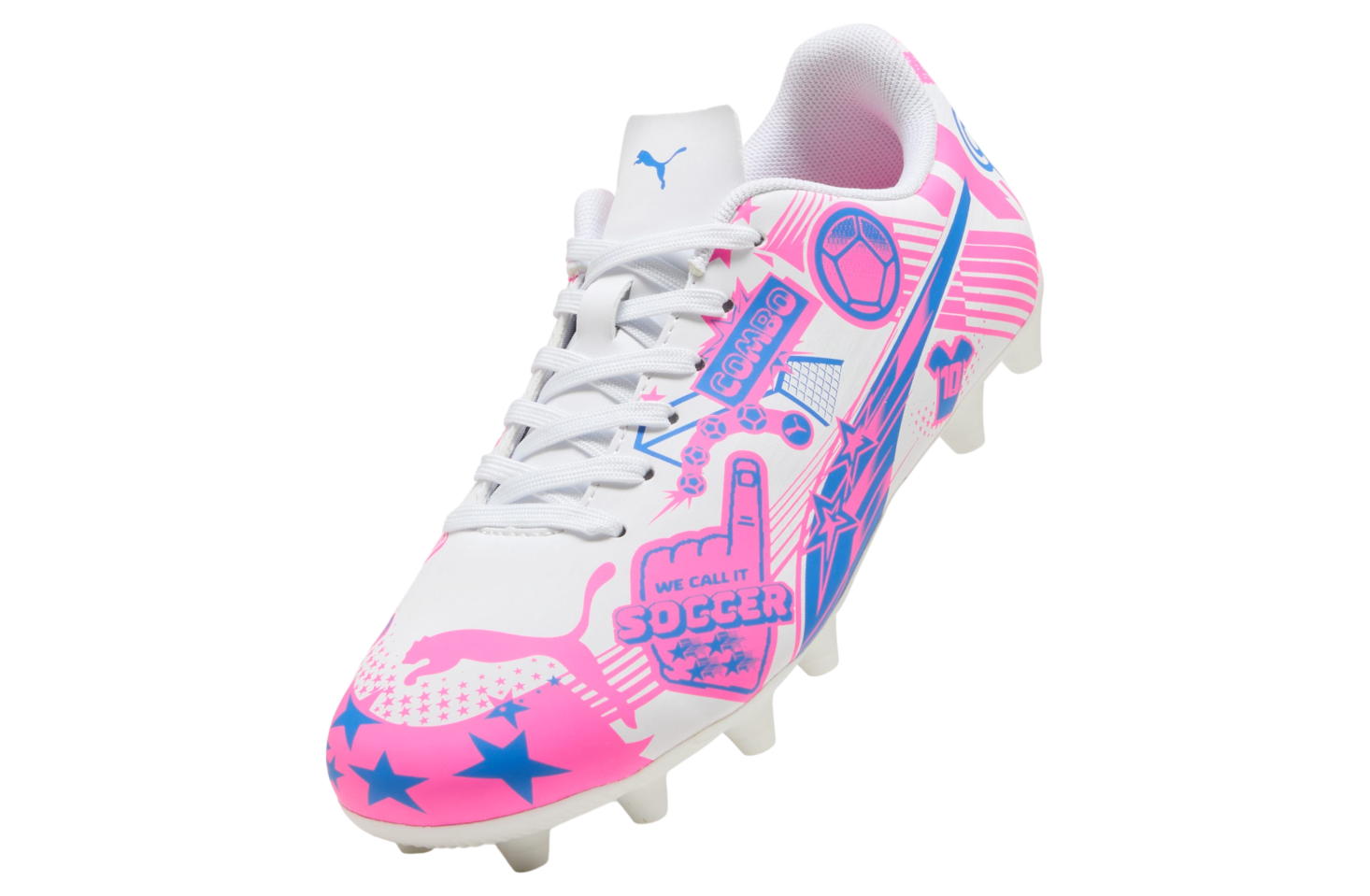 Puma Ultra Christian Pulisic Legacy GS White / Poison Pink
