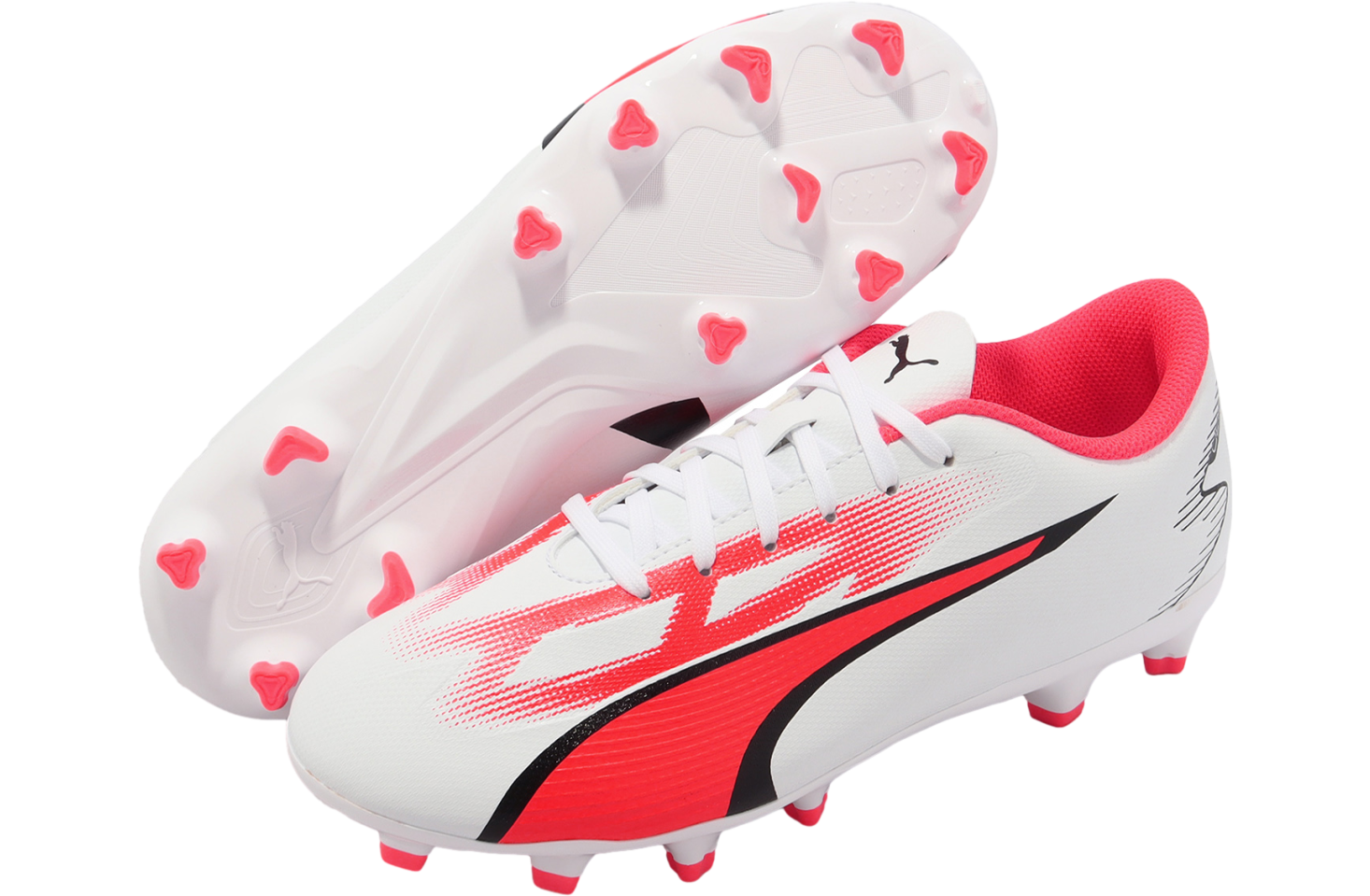 Puma Ultra Play Fg/ag Jr Gs White / Black