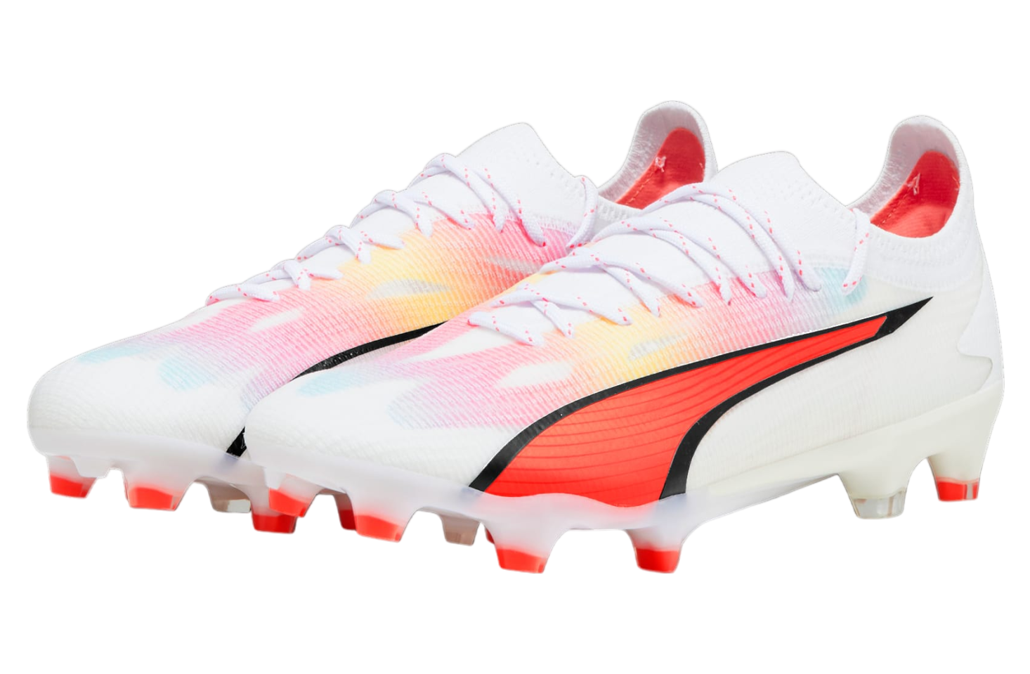 Puma Ultra Ultimate FG/AG WMNS White / Fire Orchid