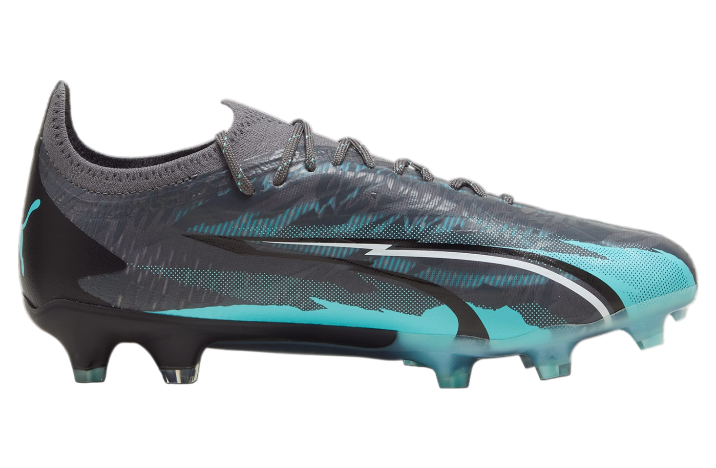 Puma Ultra Ultimate Rush FG/AG Strong Gray / Elektro Aqua