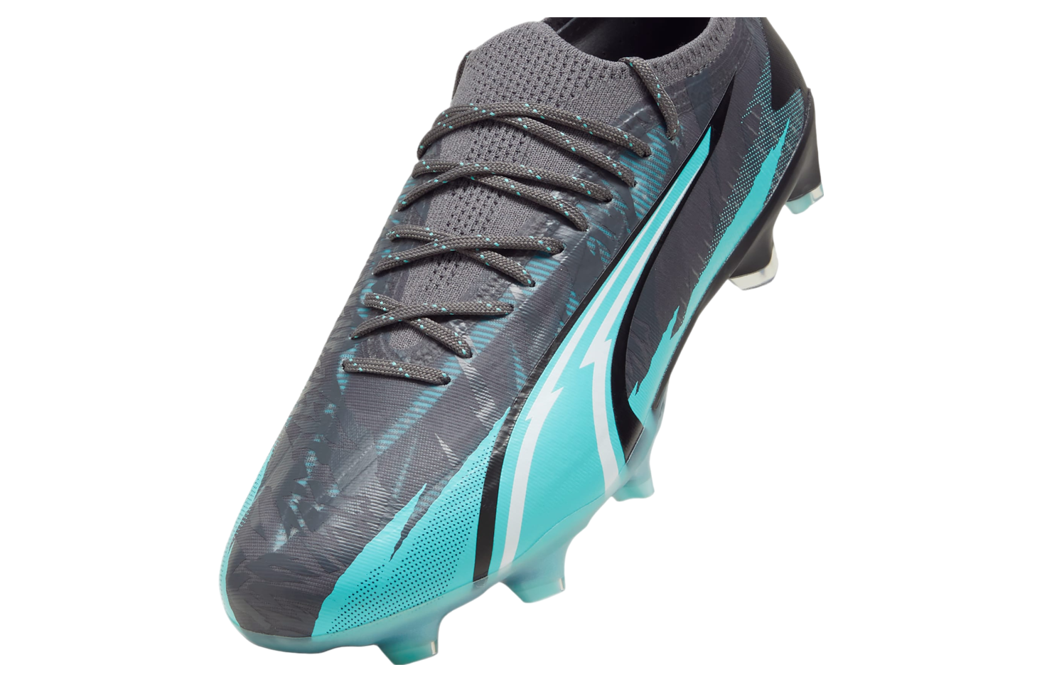 Puma Ultra Ultimate Rush FG/AG Strong Gray / Elektro Aqua