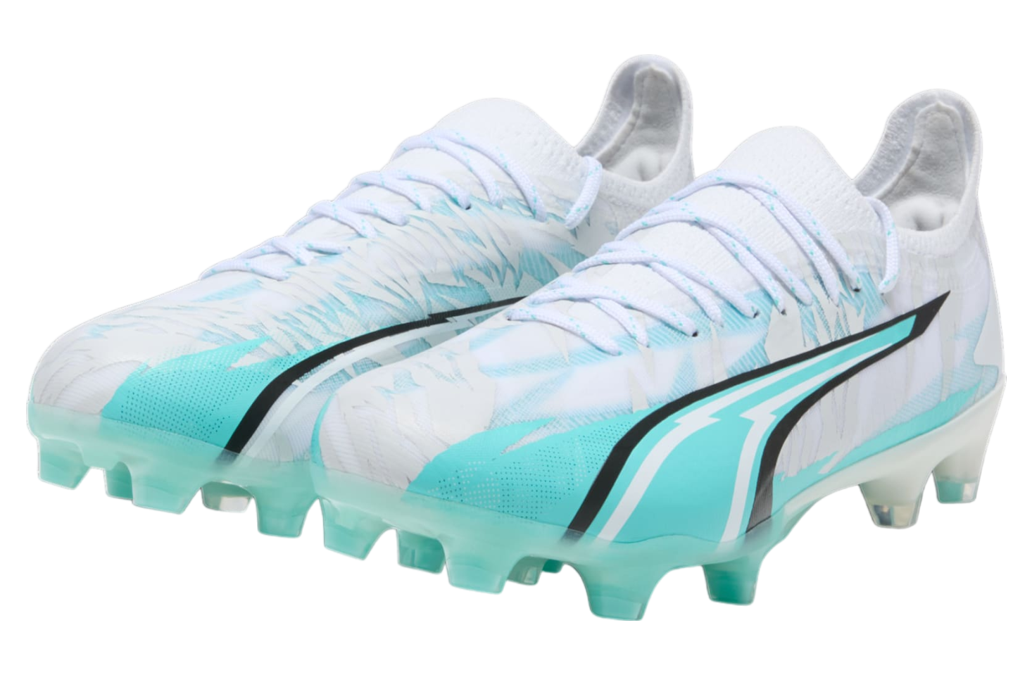 Puma Ultra Ultimate Rush FG/AG WMNS White / Elektro Aqua