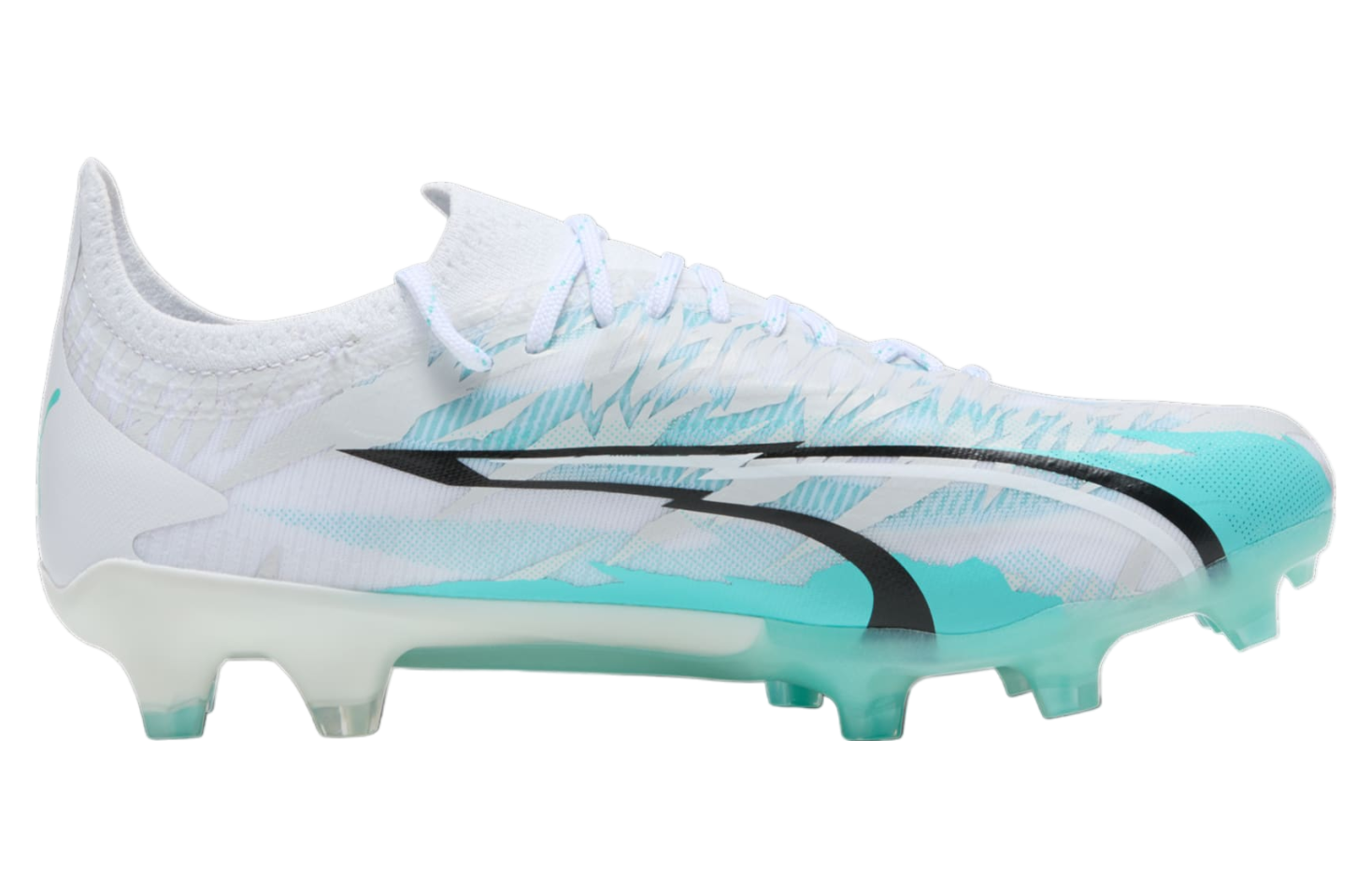 Puma Ultra Ultimate Rush FG/AG WMNS White / Elektro Aqua