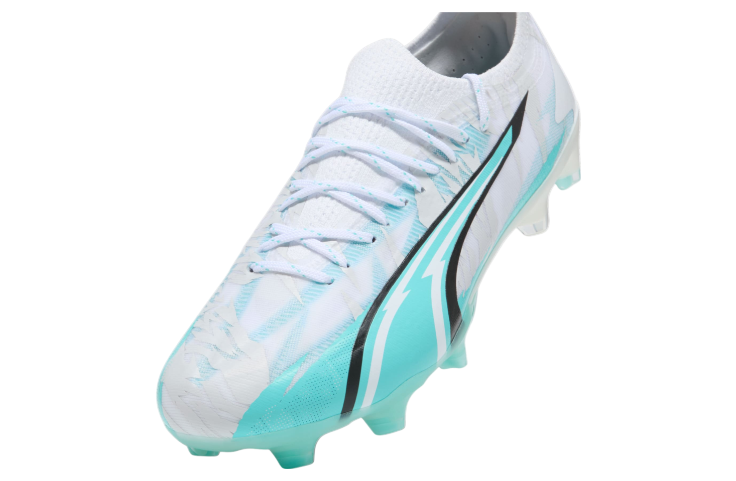 Puma Ultra Ultimate Rush FG/AG WMNS White / Elektro Aqua