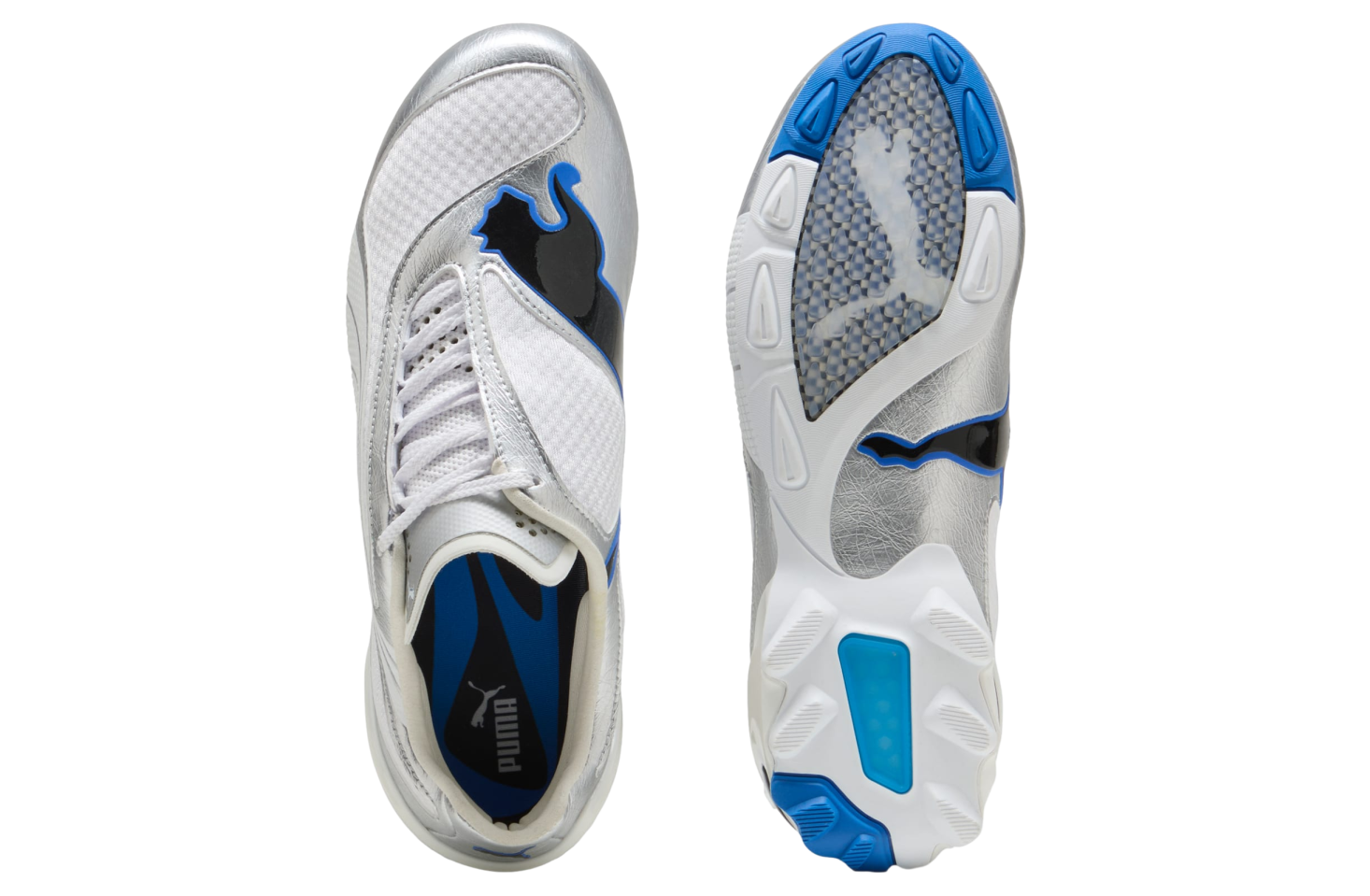Puma V-s1 Metallic White / Silver