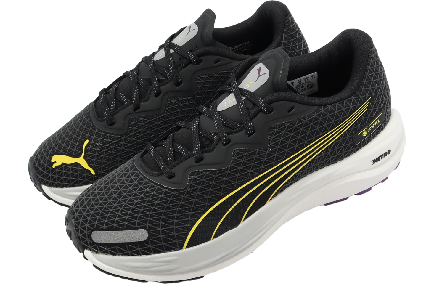 Puma Velocity Nitro 2 GTX WMNS Blac / Purpl Popyellowbrst