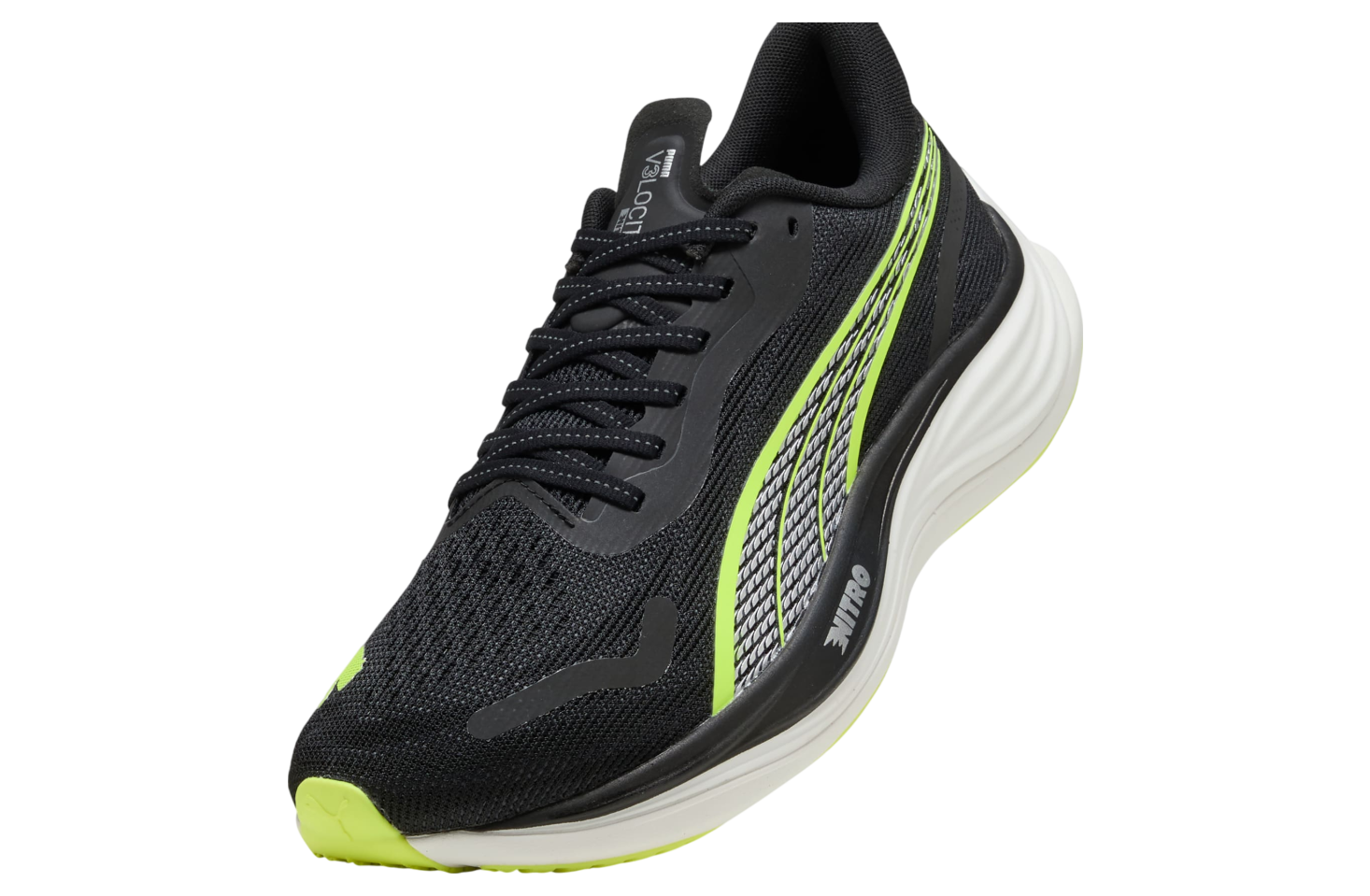 Puma Velocity Nitro 3 Black / Yellow Alert