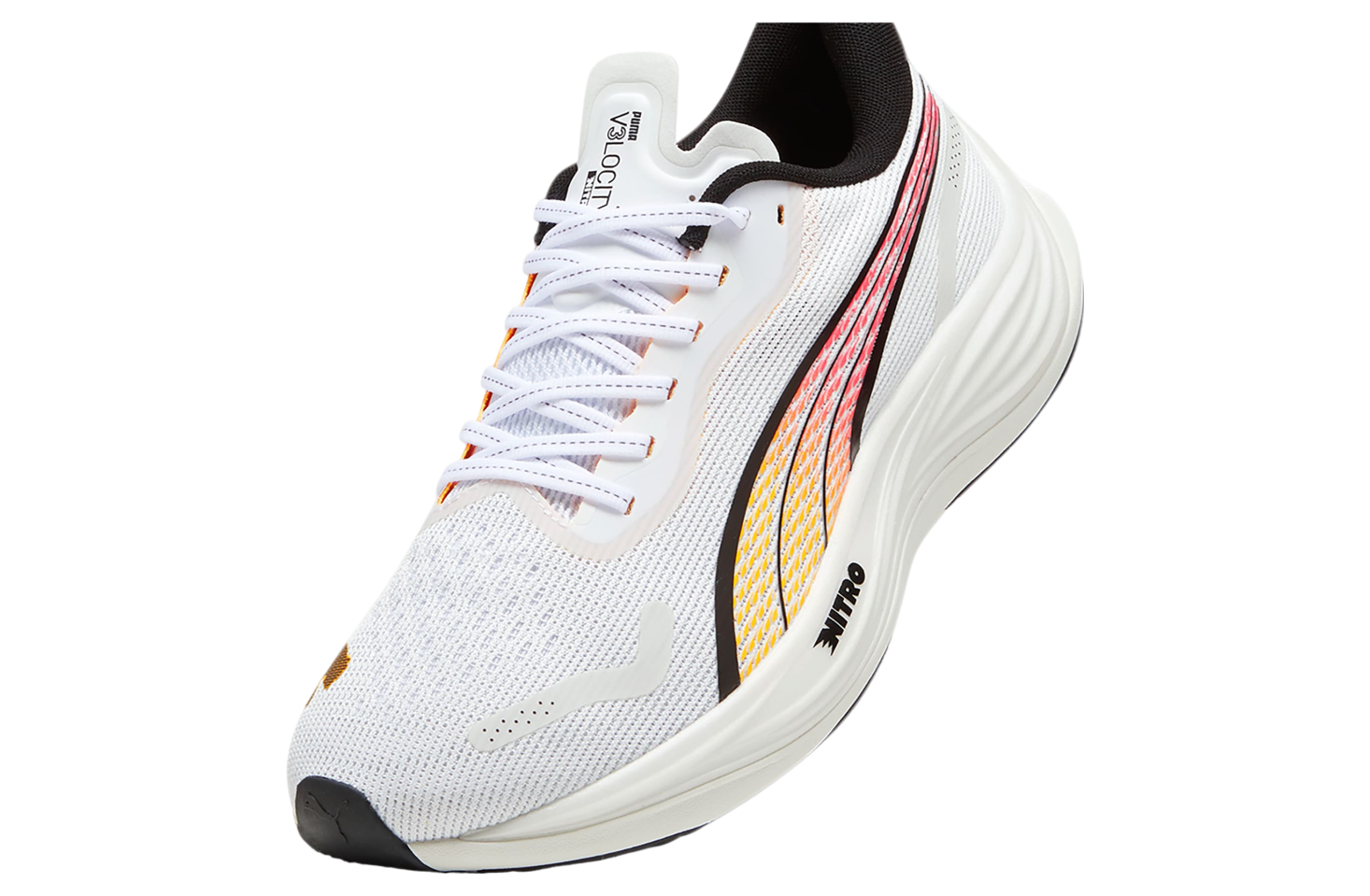 Puma Velocity Nitro 3 White / Sun Stream