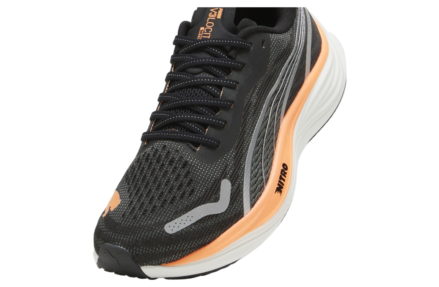 Puma Velocity Nitro Wide Black / Neon Citrus