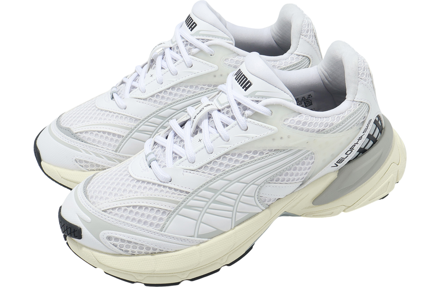 Puma Velophasis White / Cool Mid Gray