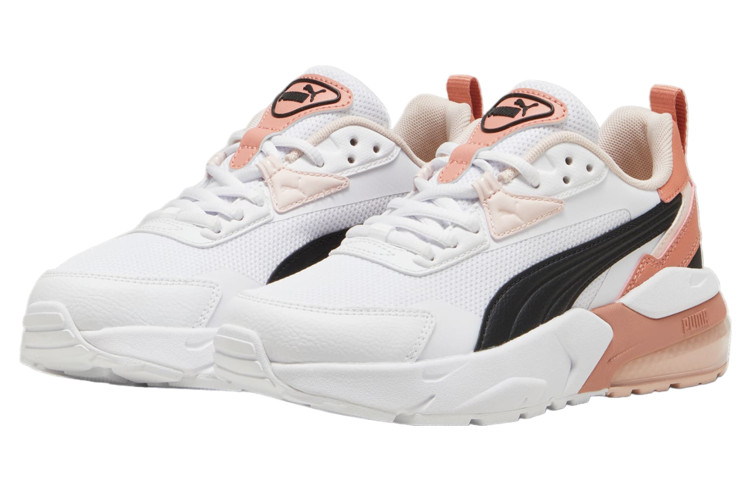 Puma Vis2k GS White / Deeva Peach