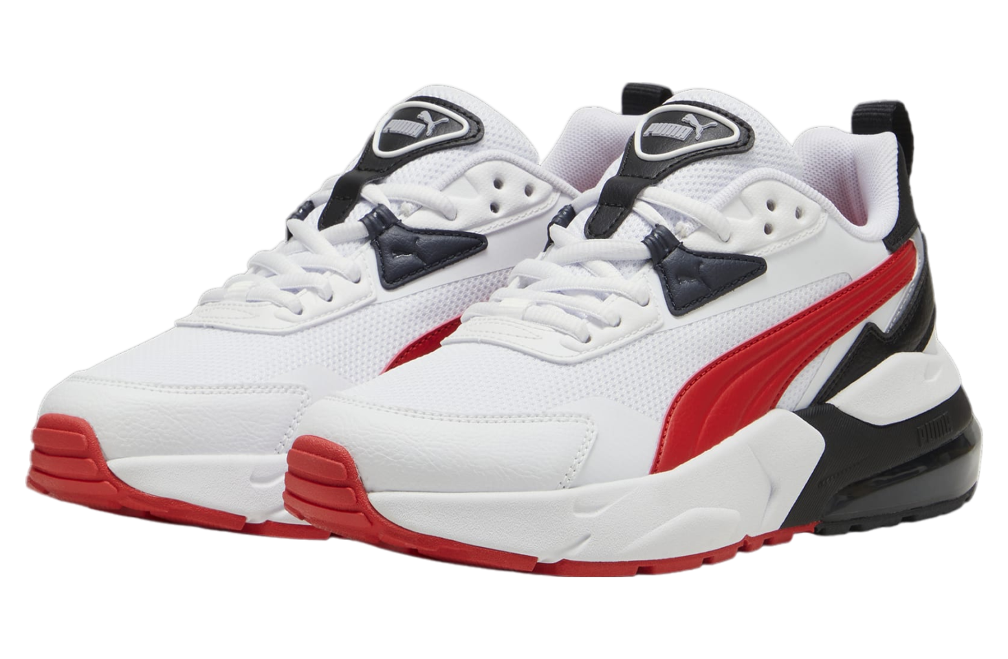 Puma Vis2k GS White / For All Time Red