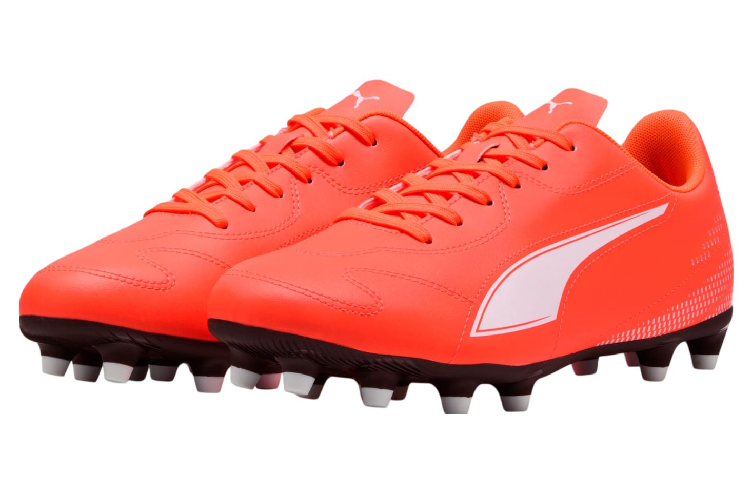 Puma Vitoria II Soccer Cleats Glowing Red / White
