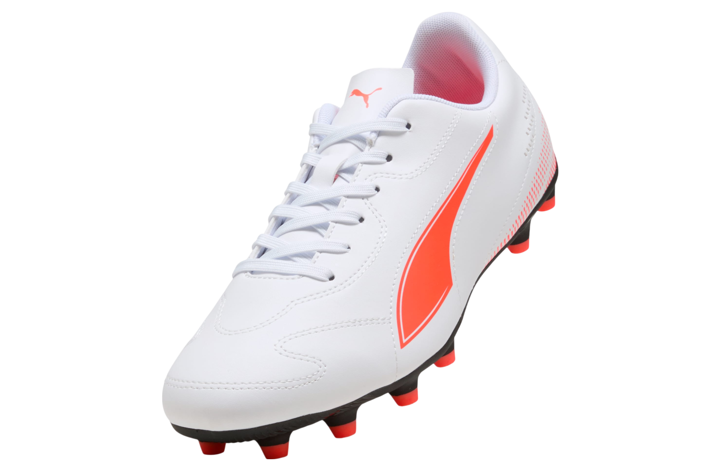 Puma Vitoria II White / Glowing Red