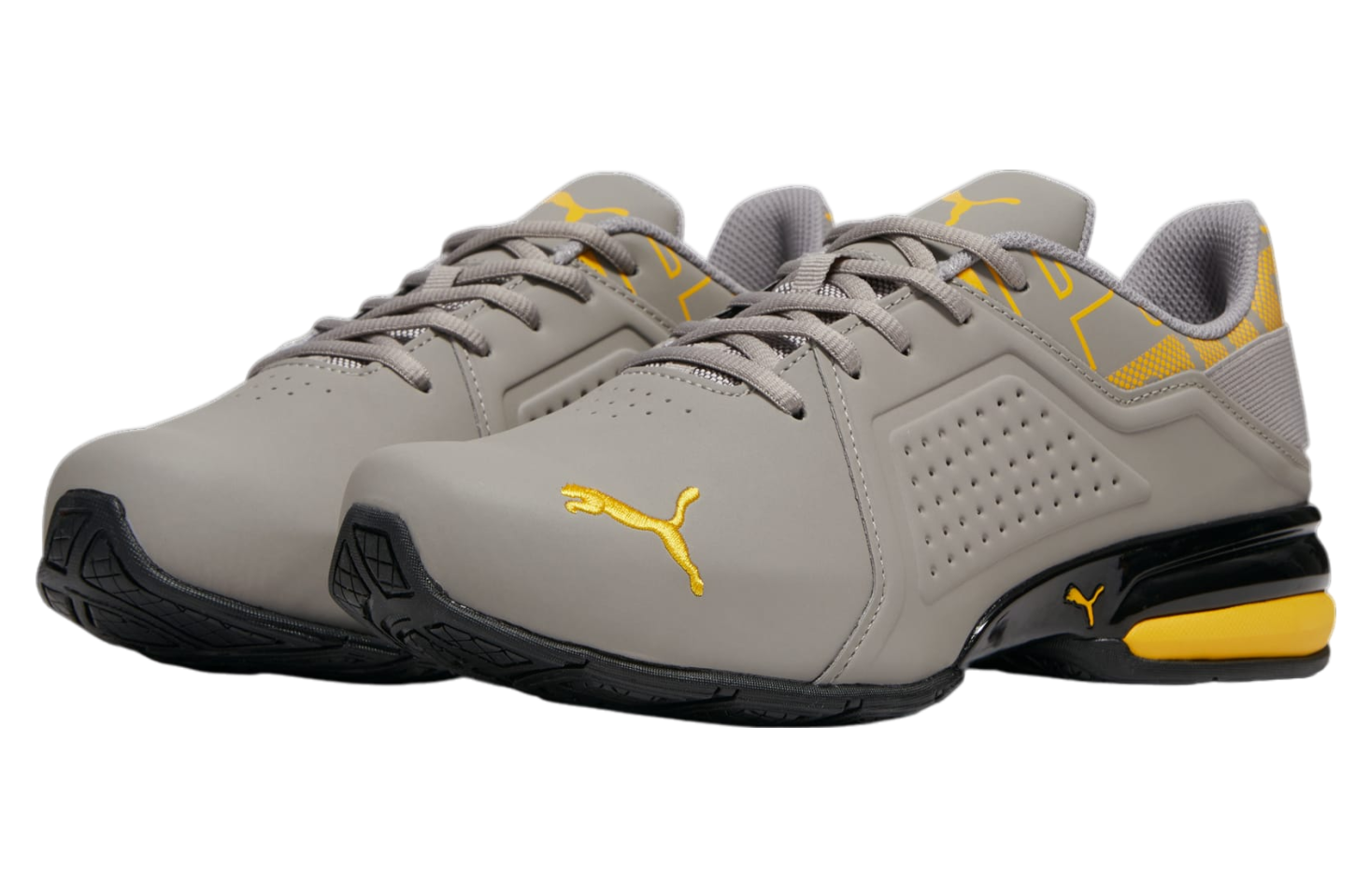 Puma Viz Runner Repeat Concrete Gray / Yellow Sizzle